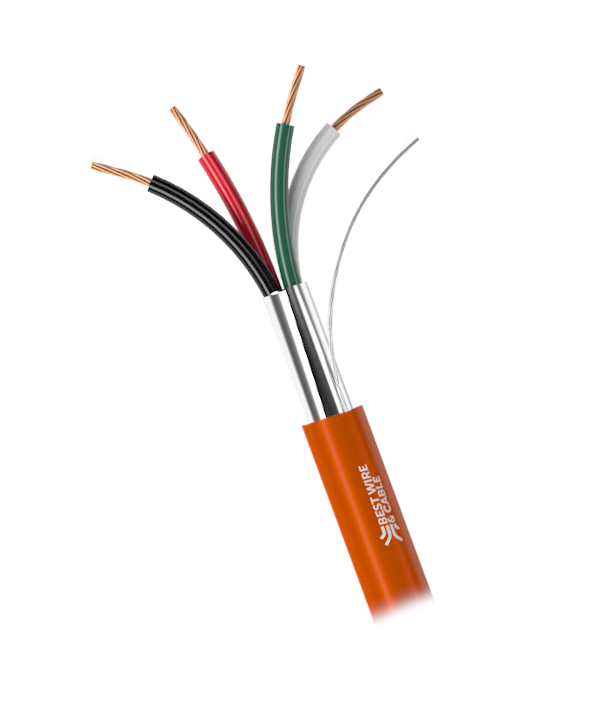 Best Wire & Cable 18 AWG 4 C PLENUM - SHIELDED -